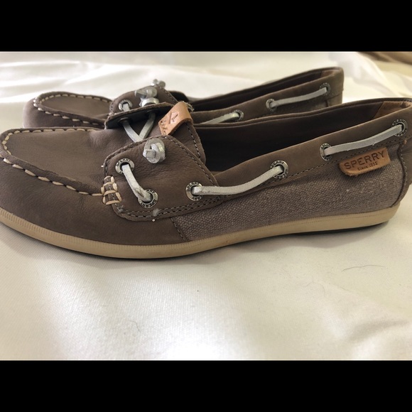 Grey Sperry Slip Ons - Picture 3 of 3